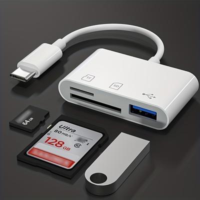 For Type C To SD Card Reader OTG USB Cable Micro SD/TF Card Reader Adapter Camera Adapter Memory Card Data Transfer