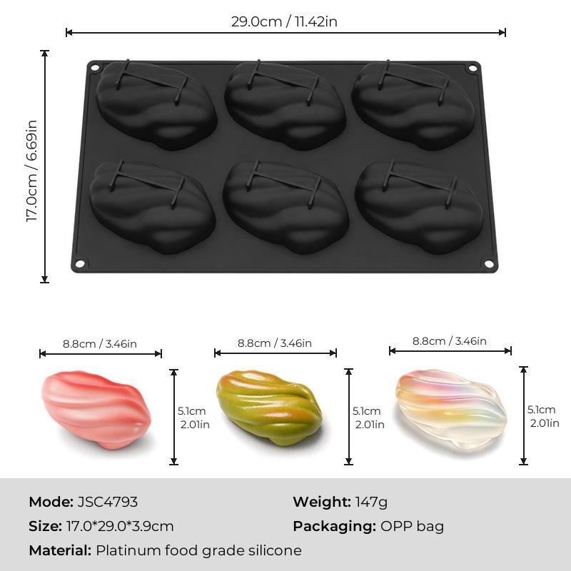 Nonstick Food Grade Silicone Mousse Molds Reusable For Home Baking Dessert Chocolate