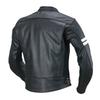 Nankai Motorcycle Leather Jacket Line L [Nankai Parts] Black/White Size RDJ-35A