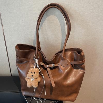 Large Capacity Bag Women's Winter New Fashion High Value Retro Shoulder Bag Work Commuter Bag