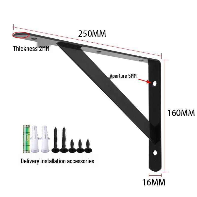 Compact Triangular Wall-Mounted Storage Shelf for Microwave Ovens