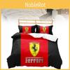 Ferrari Pattern Digital Print Comforter Set With Reactive Dyeing For Bedroom Decor