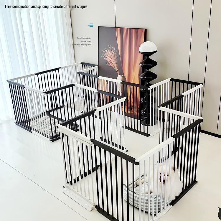 Verstellbarer Hundekäfig für den Innenbereich: Verschlüsselt, Verdickt, Schützender Zaun für kleine bis große Haustiere