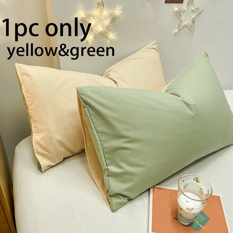 100% Cotton Brushed Pillowcase Super Soft Cozy Wrinkle And Fade Resistant With Envelope Closure