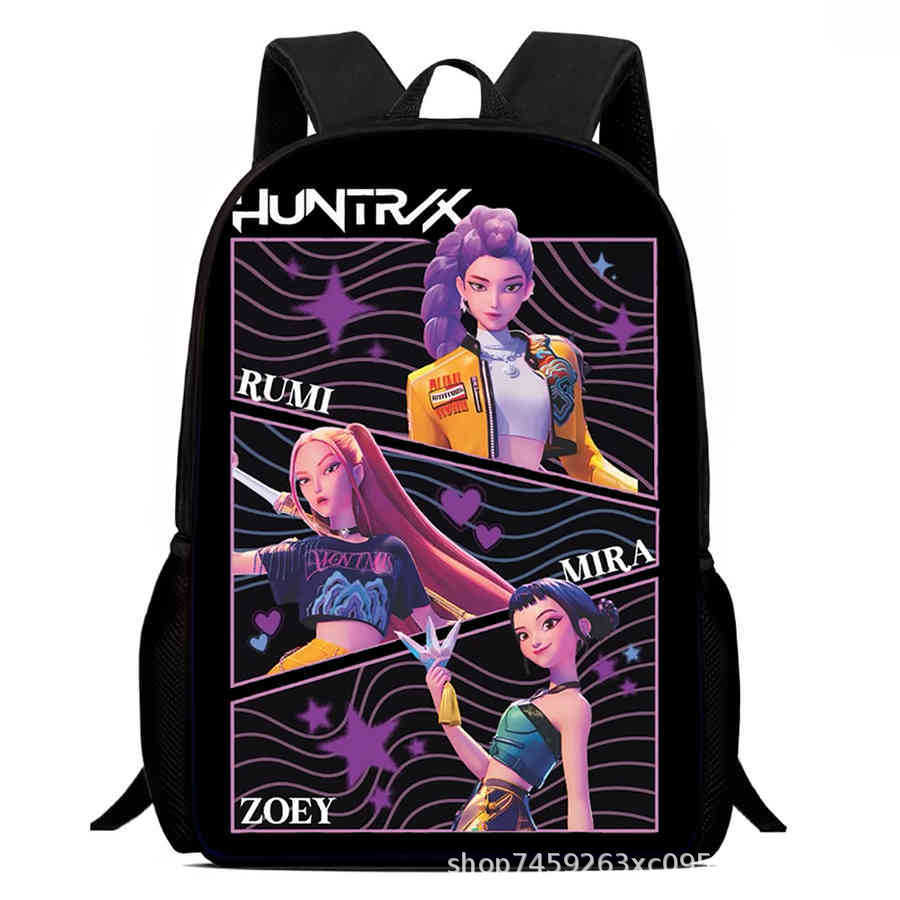 Kpop Witch Hunter Group Schoolbag High Definition Printing Casual Light Backpack Primary School