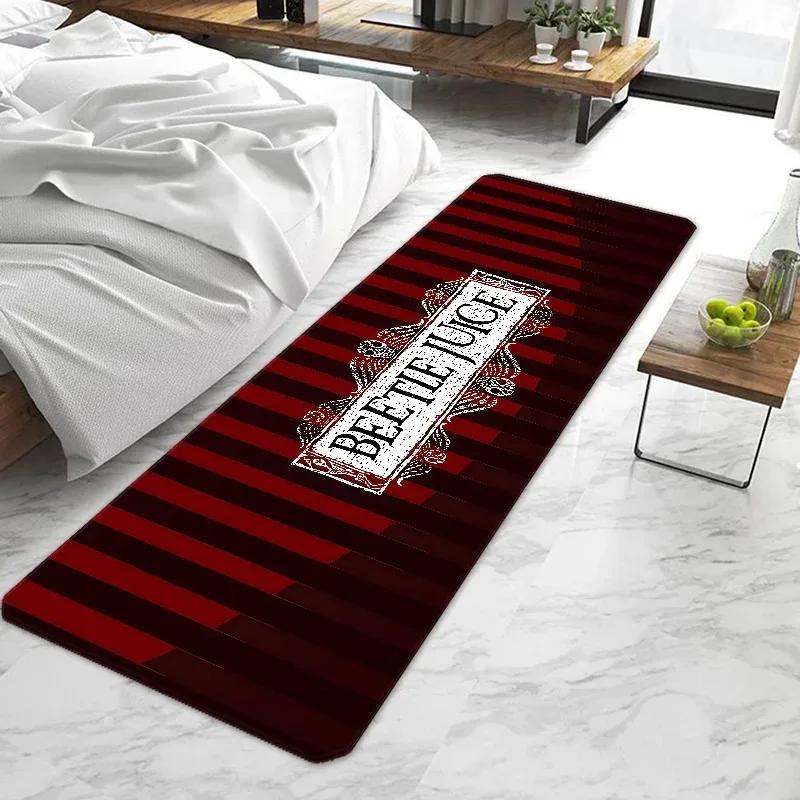 Tim Burton B-Beetlejuices Door Mat Entrance Doormat Non-slip Washable Kitchen Carpet Living Room Hallway Rugs Door Mats Bathroom