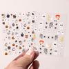 Halloween Cartoon Ghost & Spider Nail Stickers - Cute Internet Celebrity Design with Lip Back Adhesive