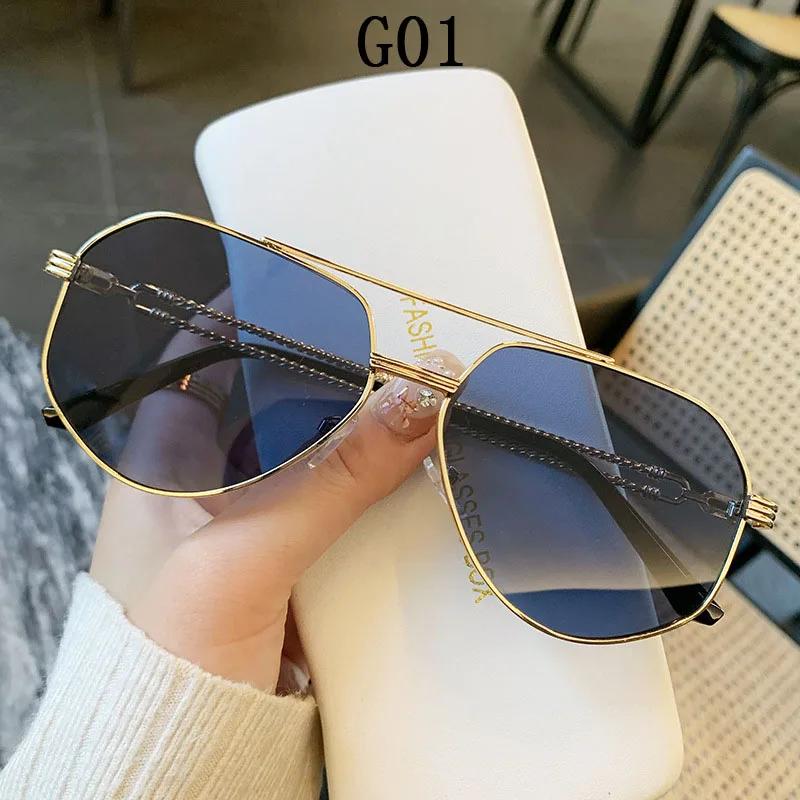 Lunettes de soleil Femme Tendance Vintage Designer Lunettes de soleil Homme Mode de luxe Lunettes Luxe Oculos Lunettes de soleil Femme Zonnebril