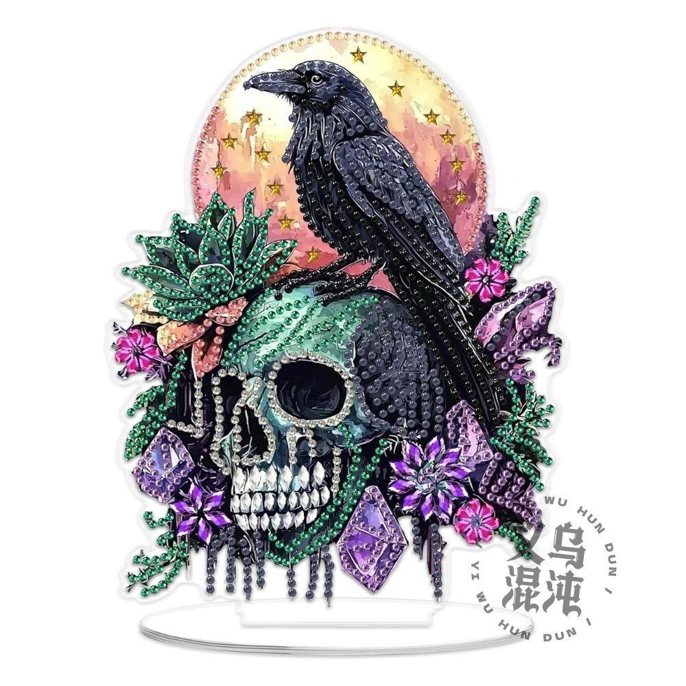 Halloween Diamond Painting Ornament Handmade DIY Crystal Special-shaped Diamond Sticker Diamond Art Desktop Decoration