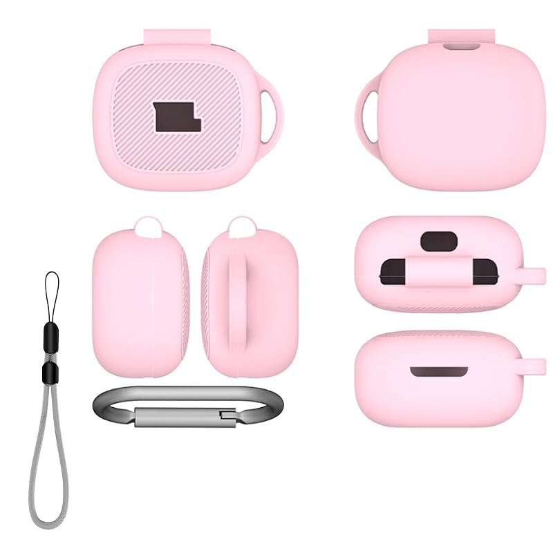 

JBL Live Pro 2 for case Cover [YANMONGI] Wireless earphones protective cover silicone protective case -With chain charging case cover visible led