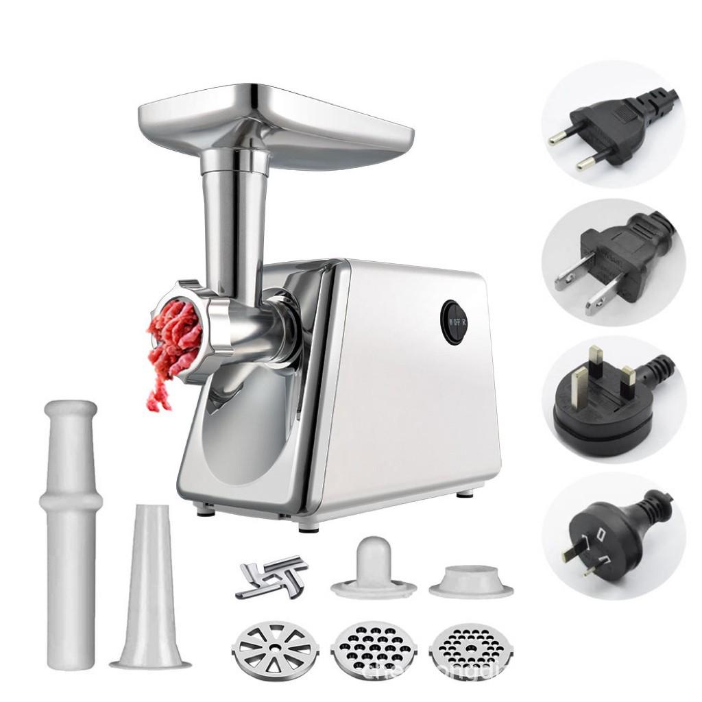 110/220V Electric Meat Grinder & Sausage Stuffer with Vegetable Cutter 220V UK Plug