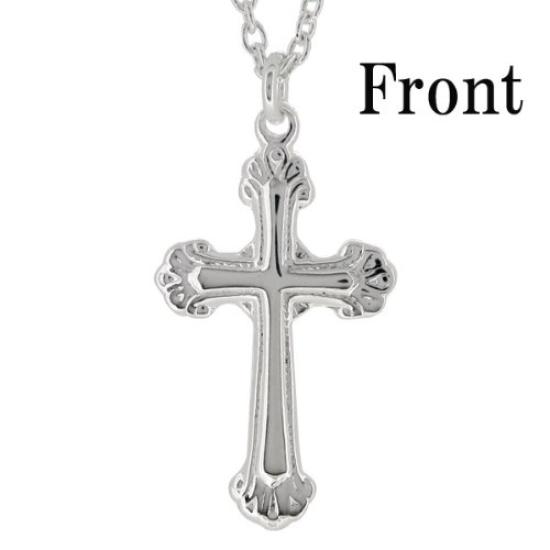 Gin No Cross Silver 925 Necklace with Chain Pendant for Men and Antique Cross [Shinjuku Kura] Medieval-style Women, Necklace,