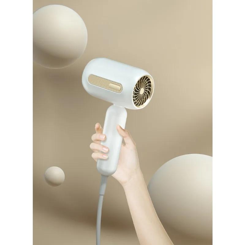 1900W Hochgeschwindigkeits-Elektro-Heiß-Kaltwind-Haartrockner Luftbürste Haartrockner Negativ-Ionen-Fön Turbinen-Luftstrom Geräuscharm