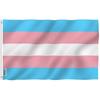 Anley Fly Breeze 3x5 Ft Transgender Flag - Pink Blue Rainbow Flags RGBTQ Flags