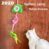 Hanging Elastic Rope Cat Toy with Catnip