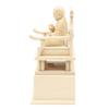 Kurita's Special Buddhist Statue [Priest and High Priest] Seated Statue of Kobo Daishi, 2.0 inches (total height 17cm, total width 11.5cm, depth