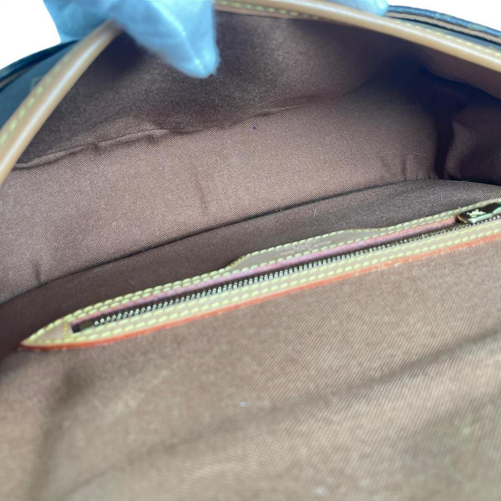 Louis Vuitton Sologne M42250 Shoulder Bag Brown Women Used