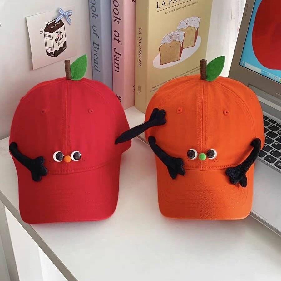 Fruit Hat Baseball Cap With Breathable Rabbit Fur For Kids And Teens