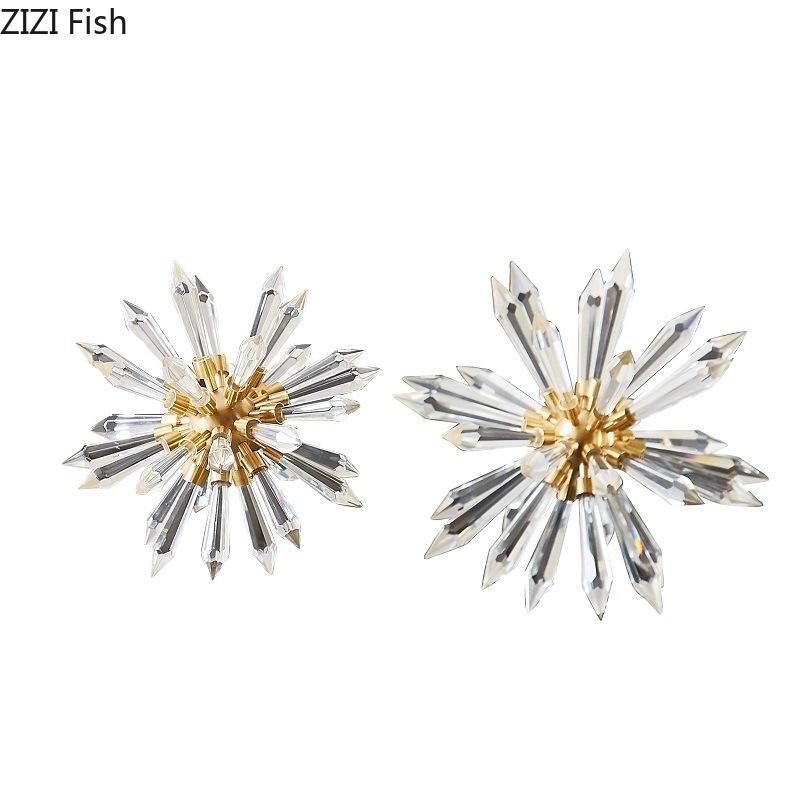 Creative Crystal Sea Urchin Sculpture Abstract Artwork Metal Ornaments Desk Decoration Crystal Flower Ball Statue Modern Decor
