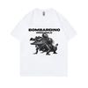 Bombardiro Crocodilo T-shirt Funny Crocodile Bomber Meme T-shirts Men Women Casual Hilarious Humor T Shirts Cotton Short Sleeve