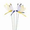 5/10PCS Creative Yard Lawn Ornament Simulation Butterfly Thin Stick With Stem Artificial Dragonfly