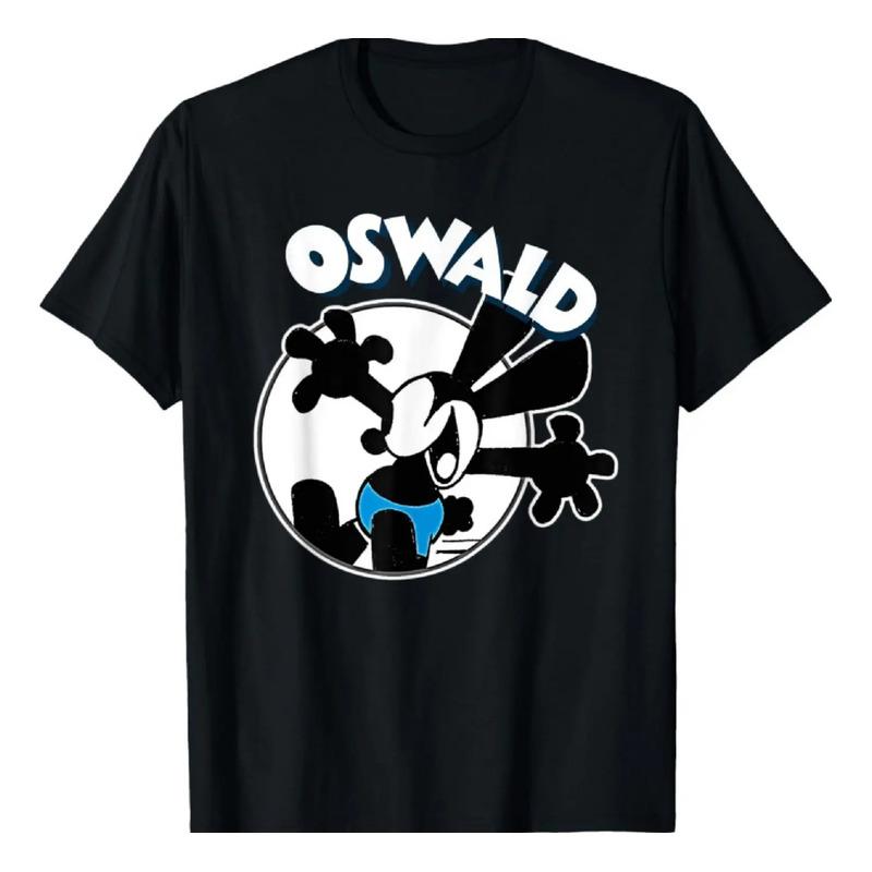 Camiseta Vintage De Dibujos Animados De Oswald Rabbit S