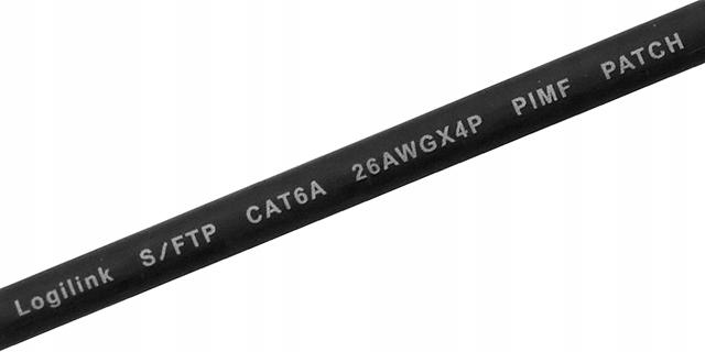 LogiLink CQ3013S Cat.6A /FTP Patch Cord 0.25m Black