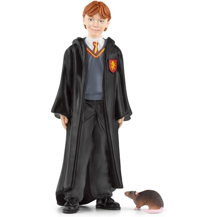 Figurine ron et croûtard, personnage de l'univers harry potter®, pour enfants dès 6 ans, schleich 42634 harry potter wizarding worl