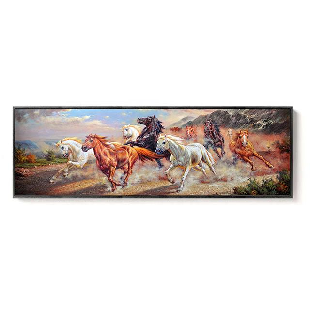 Beautiful Swan Lake Scenery White Swan Wild Horse Living Room Decoration Painting Modern Landscape Painting Sofa Bedroom Bedside