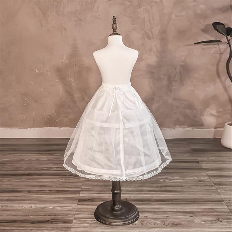 Breathable Polyester Hoop Skirt With Adjustable Waistband For Kids Special Occasion 60cm Childrens Dress Support Layer