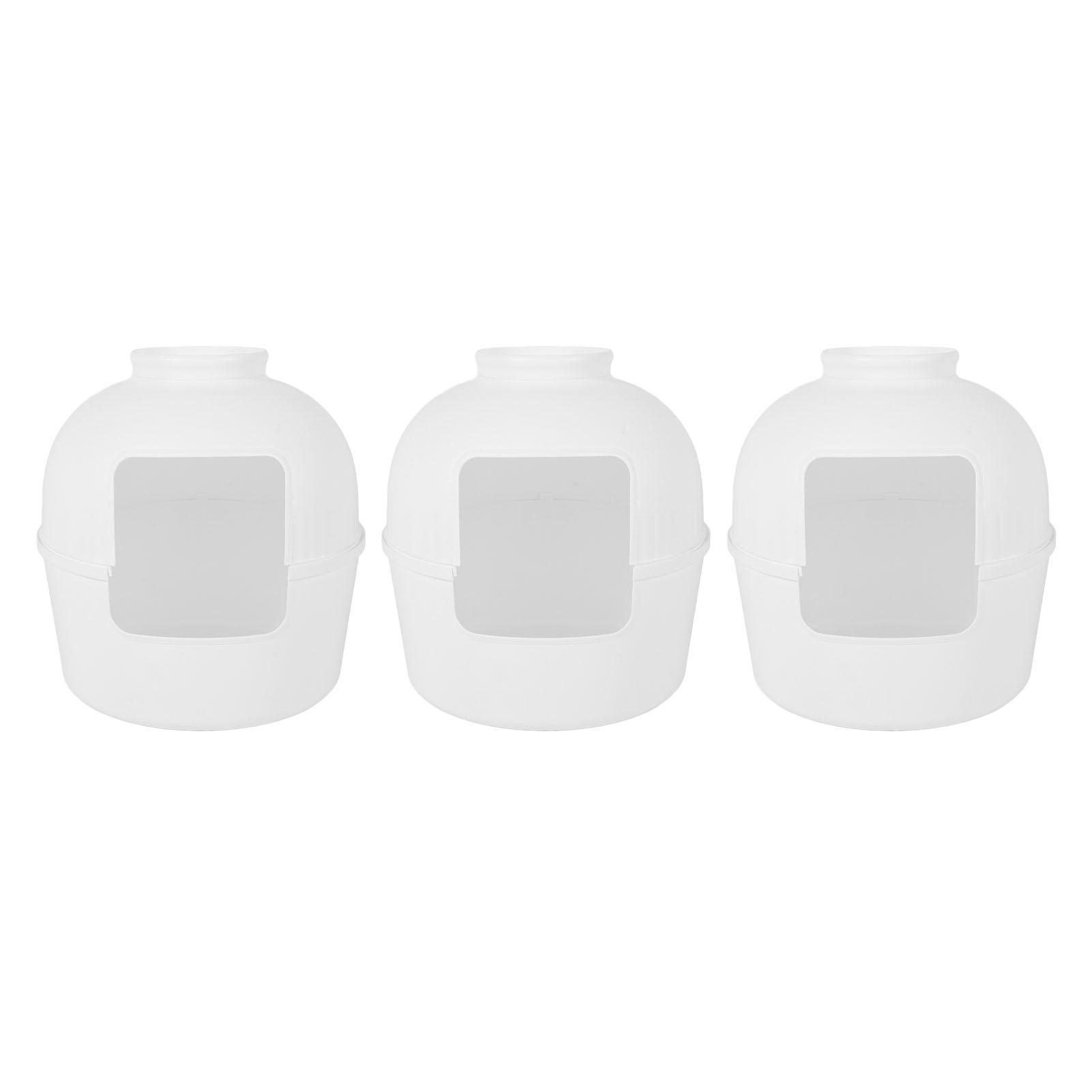 

Кошачий туалет, вместительный, из полипропилена, закрытый кошачий туалет для кошек, живущих в помещении