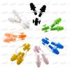 1Set 11G  Soft Silicone Elastic Unisex Nose Clip Earplugs Waterproof Swimming  Ear Plugs Surf Diving Pool Accessories