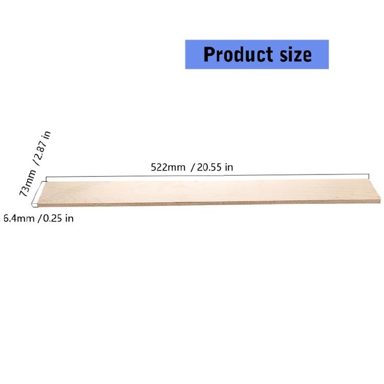 Professional Grade Maple Guitar Repair Blank Fingerboard Plate For Custom Installations String Instrument Part