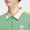 Adidas Originální mikina s límečkem se třemi pruhy a polovičním zipem Pánské topy Zelená IS4364
