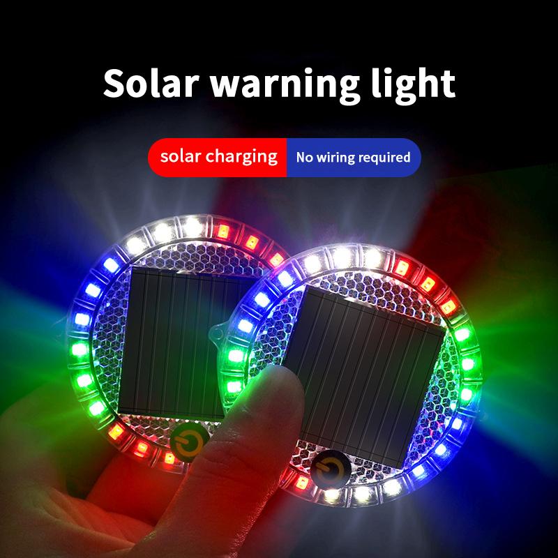 Universelles Auto-Solar-Warnlicht LED-Taschenlampe Blinker Nachts Warnblinker LKW-Warnlicht Fahrlicht