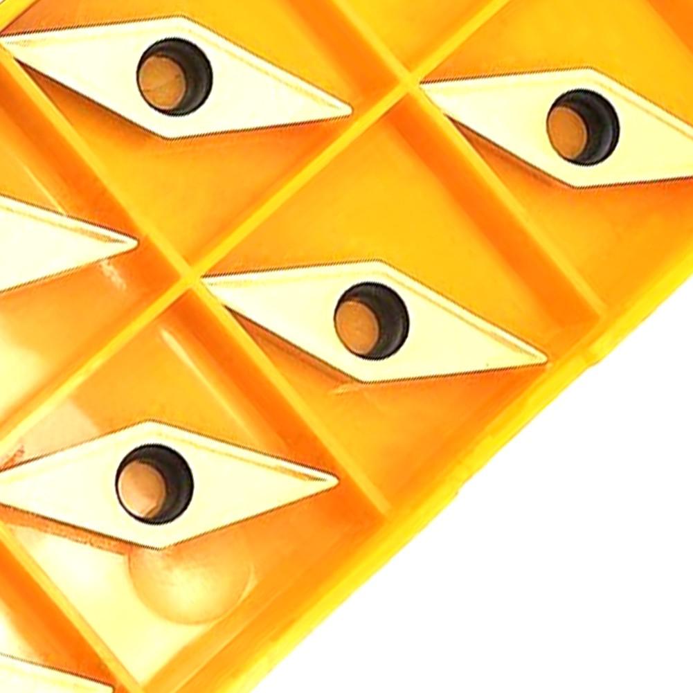 10 stücke VCMT331 Goldene VCMT160404 Wende Drehmaschine Drehen Werkzeug Hartmetall Einsätze
