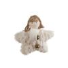 White Plush Doll Christmas Tree Ornament Cute Hanging Decoration For Christmas Holiday Decor Christmas Doll Hanging Decor