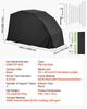 Motorcycle Storage Shelter with Security Lock, 600D Oxford Flip-Up Garage Tent, Heavy-Duty All-Weather Motorcycle Cover with Ventilation Windows,