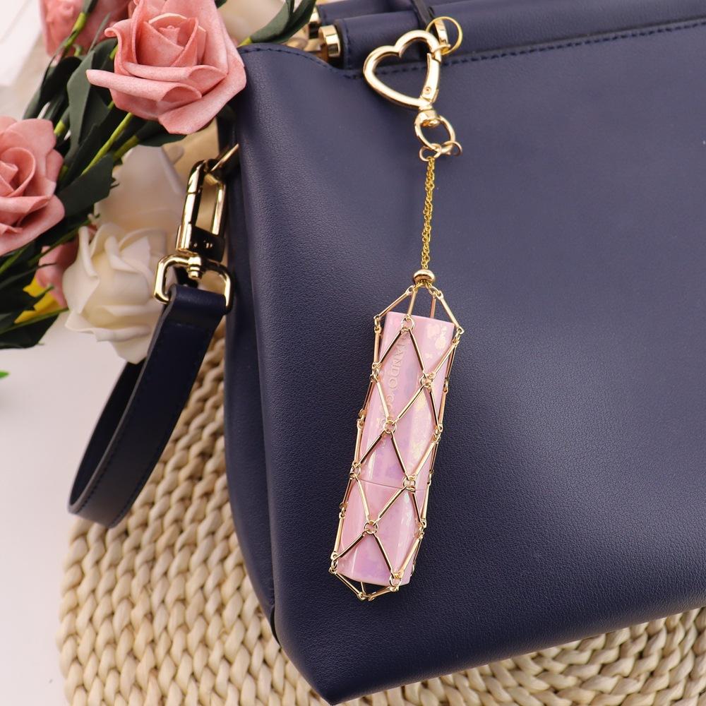 Bag Pendant Fashionable Original Simple Metal Mesh Pocket Pendant Keychain Bag Lipstick Mesh Pocket K57