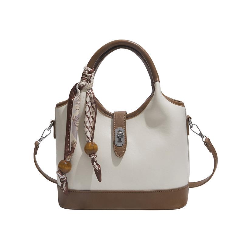

Versatile Suede Handbag For Women, Shoulder And Crossbody Bag, Elegant Bag For Middle-aged Mothers грязно-белый