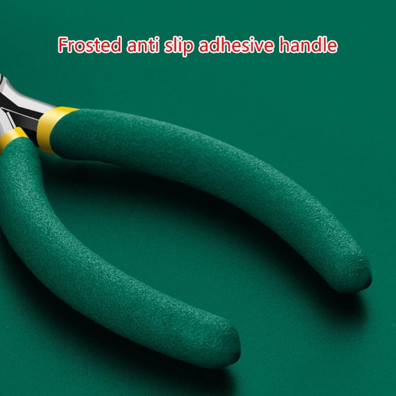 Mini Pliers, Long Nose, Bent Nose, Diagonal, End Cut, Linesmans, Needle Nose Pliers, 5'' Plier for Jewelry Making