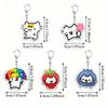 Various Cute Cartoon Cat Acrylic Keychains, Perfect As Gifts for Friends Or As Couple Charms.