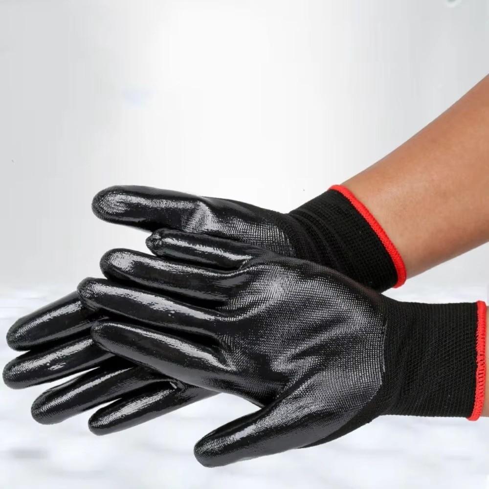 Beschichtete Nylon-PU-Arbeitshandschuhe Rutschfeste Sicherheitshandschuhe Neue Arbeitsfäustlinge