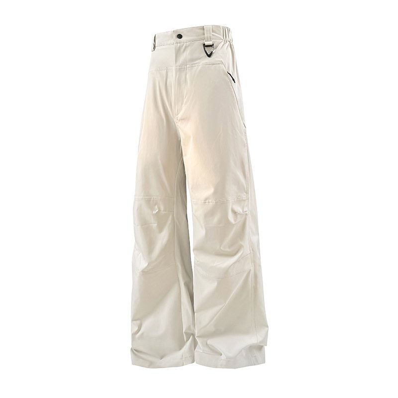 American-Style Outdoor Sports Waterproof Softshell Hiking Pants for Men and Women, 2025 Autumn Trendy Street Windproof Casual Cargo Pants