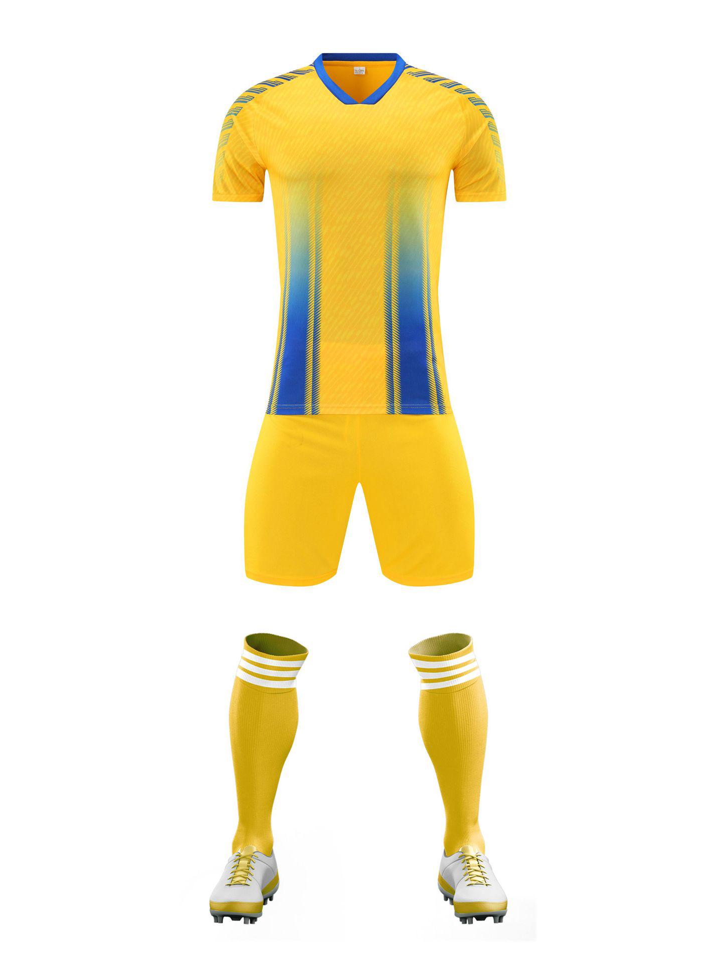 

Men s Quick-Drying Breathable Summer Sports Football Training Suit XL