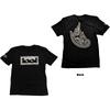 Nástroj Oboustranný Potisk Plamene s Okem Bavlněné Tričko Progresivní Metal Streetwear Unisex Kulatý Výstřih Krátký Rukáv Tričko