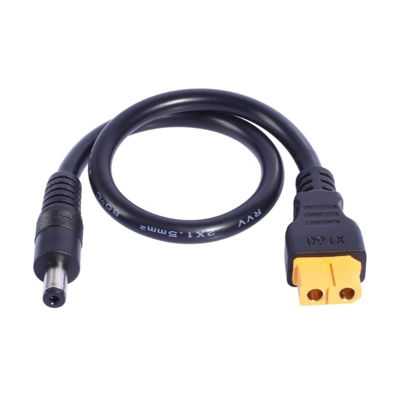 XT60 To 5.5x2.1mm/5.5x2.5mm Power Cable for Remote Toy and Energy Storage Solar Battery Connection Power Supply Cord