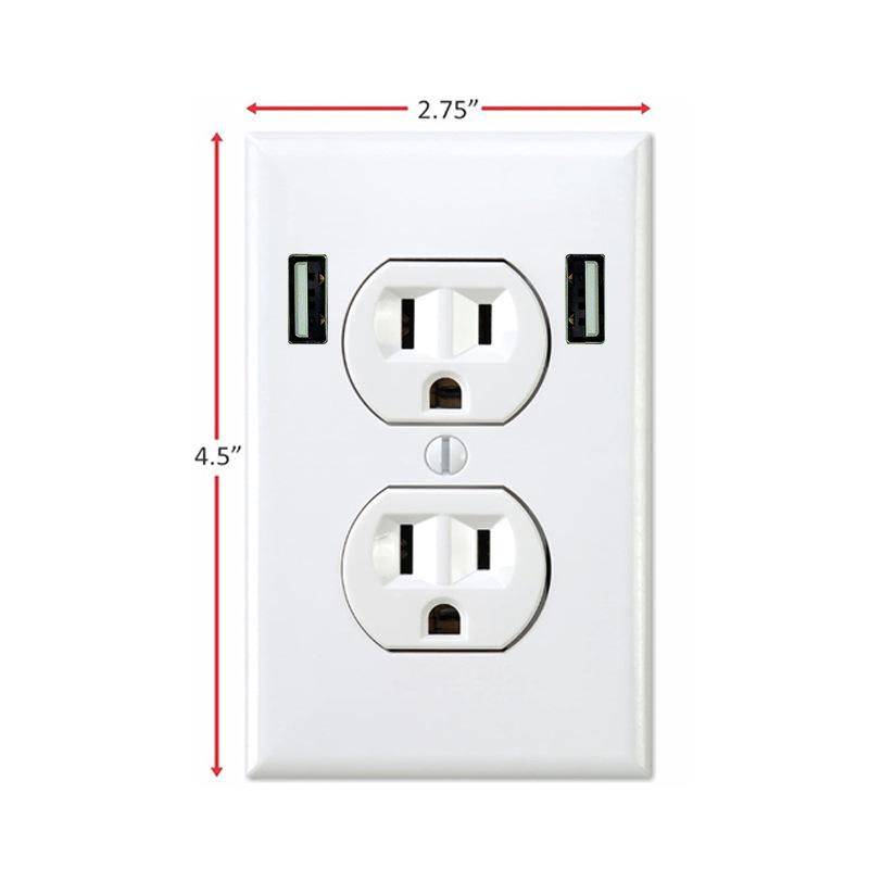 Fake Power Outlet Prank Wall Decal - Fool's Day Vinyl Sticker