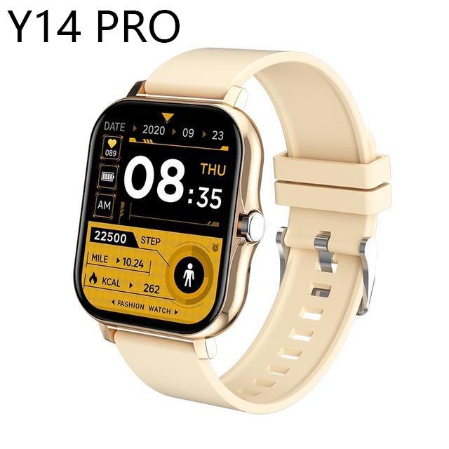 Y14 PRO Damen Smartwatch Herren 1,8" Farbdisplay Voll-Touch Fitness Tracker Herren Anruf Smart Clock Damen Für Android IOS