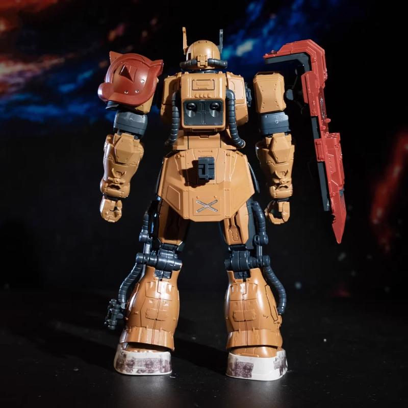 HG 1/144 MS-06F Zaku II F Type Solari RFV 254 Requiem For Vengeance Assembly Model Kit Gunpla Action Figure Anime Mecha Toy Gift